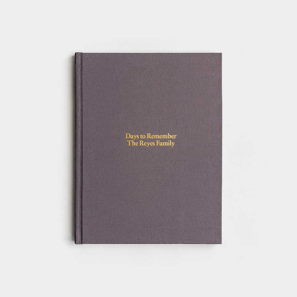 Photo Book Cloth Cover- Charcoal