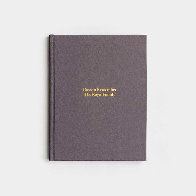 Photo Book Cloth Cover- Charcoal