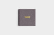 8x8 Square Charcoal Linen Photo Book