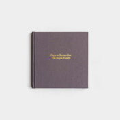 Photo Book Cloth Cover- Charcoal
