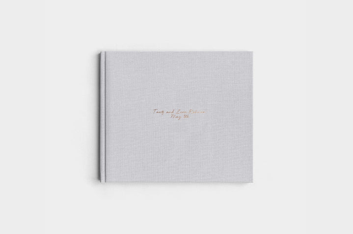 8.5x11 Landscape Fog Linen Photo Book