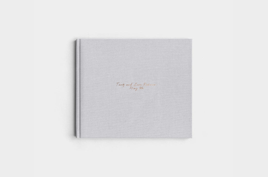 8.5x11 Landscape Fog Linen Photo Book