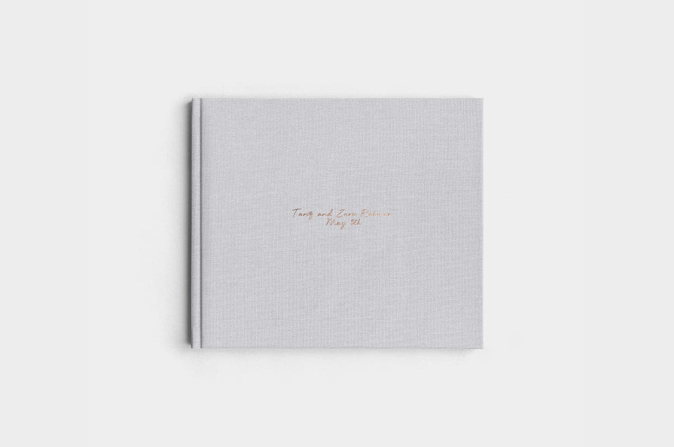 8.5x11 Landscape Fog Linen Photo Book