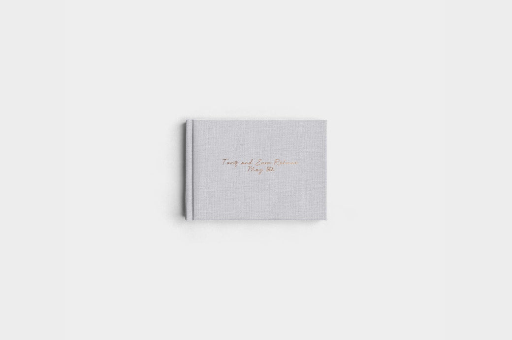 5x7 Landscape Fog Linen Photo Book
