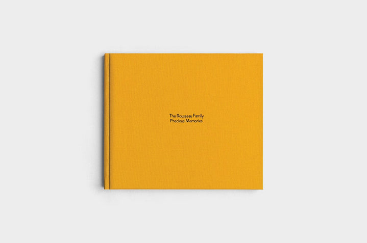 8.5x11 Landscape Marigold Linen Photo Book