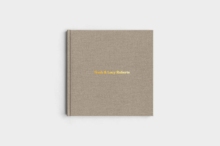 10x10 Square Moss Linen Photo Book