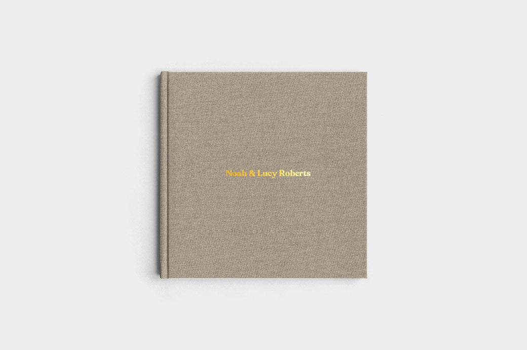 10x10 Square Moss Linen Photo Book