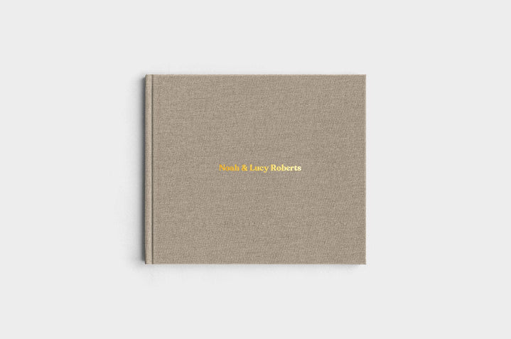 8.5x11 Landscape Moss Linen Photo Book