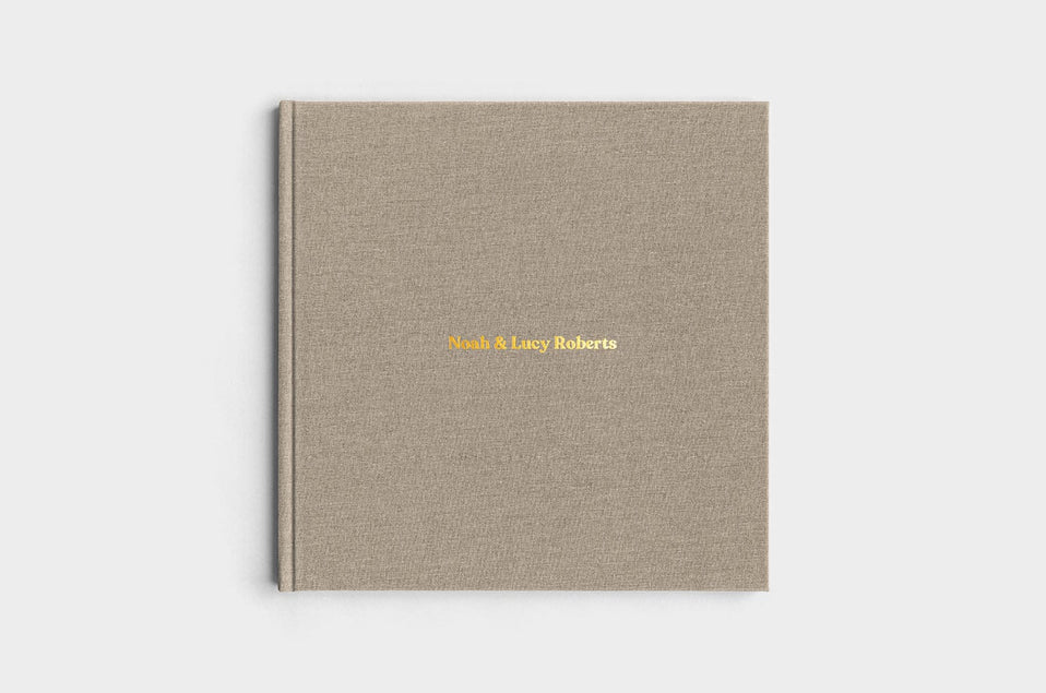 12x12 Square Moss Linen Photo Book