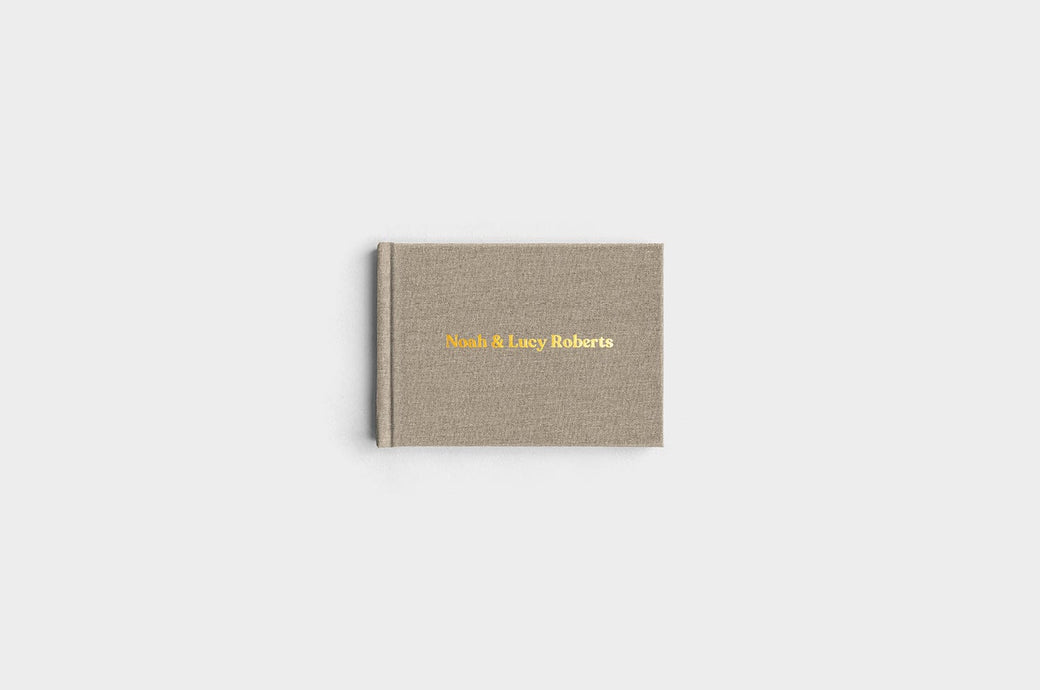 5x7 Landscape Moss Linen Photo Book