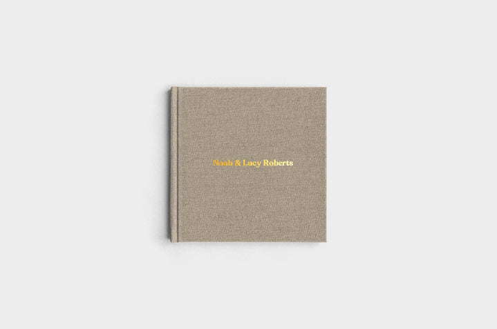 8x8 Square Moss Linen Photo Book