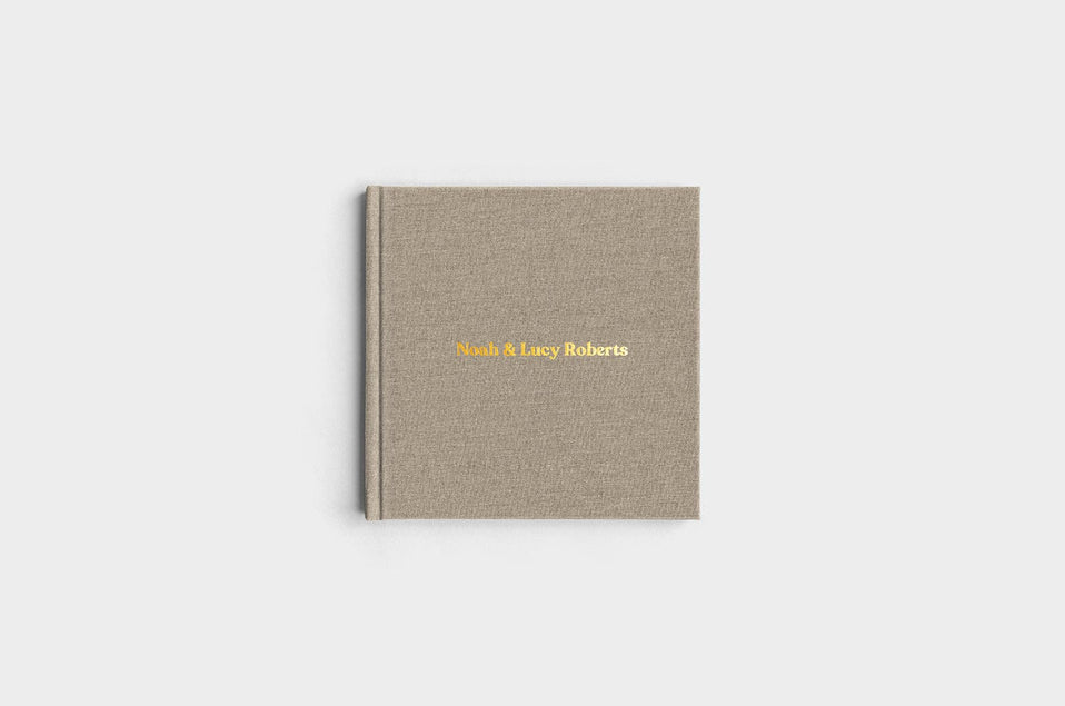 8x8 Square Moss Linen Photo Book