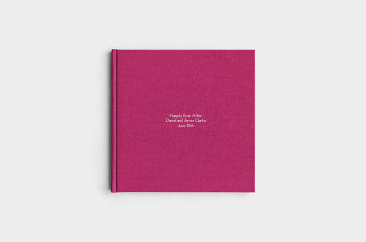 10x10 Square Mulberry Linen Photo Book