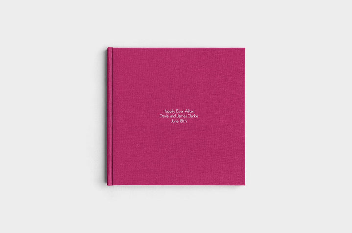 10x10 Square Mulberry Linen Photo Book