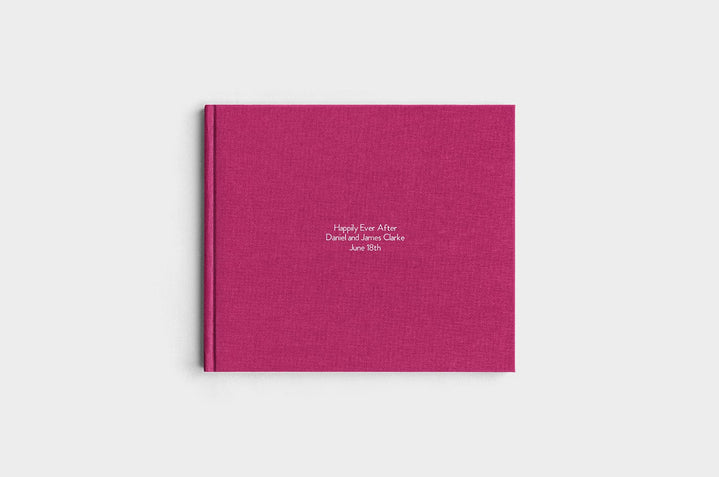  8.5x11 Landscape Mulberry Linen Photo Book