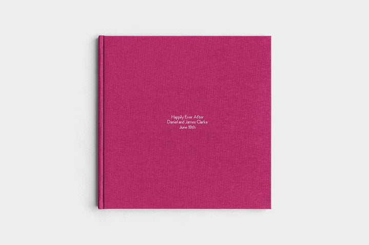 12x12 Square Mulberry Linen Photo Book