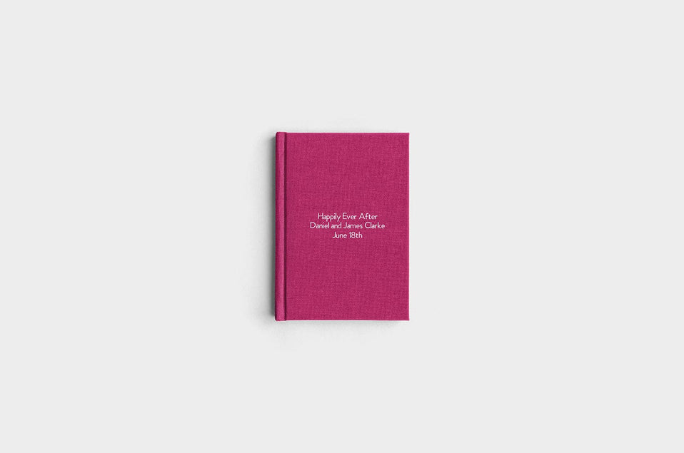 5x7 Portrait Mulberry Linen Photo Book