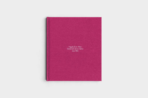  8.5x11 Portrait Mulberry Linen Photo Book