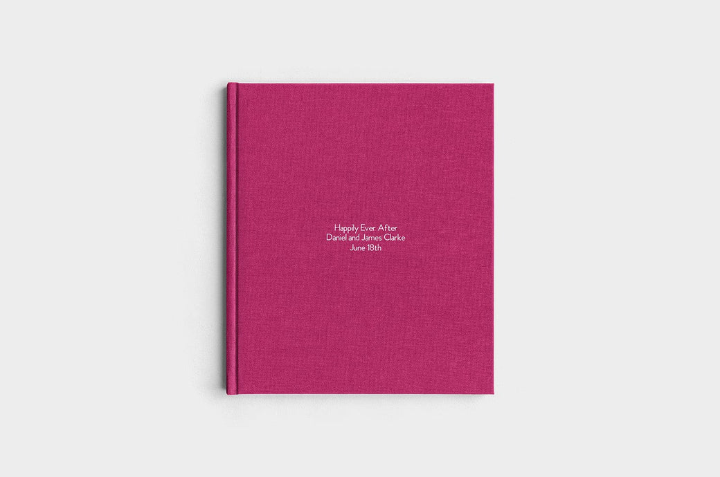  8.5x11 Portrait Mulberry Linen Photo Book