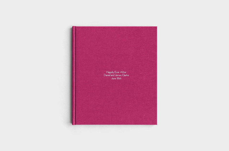  8.5x11 Portrait Mulberry Linen Photo Book