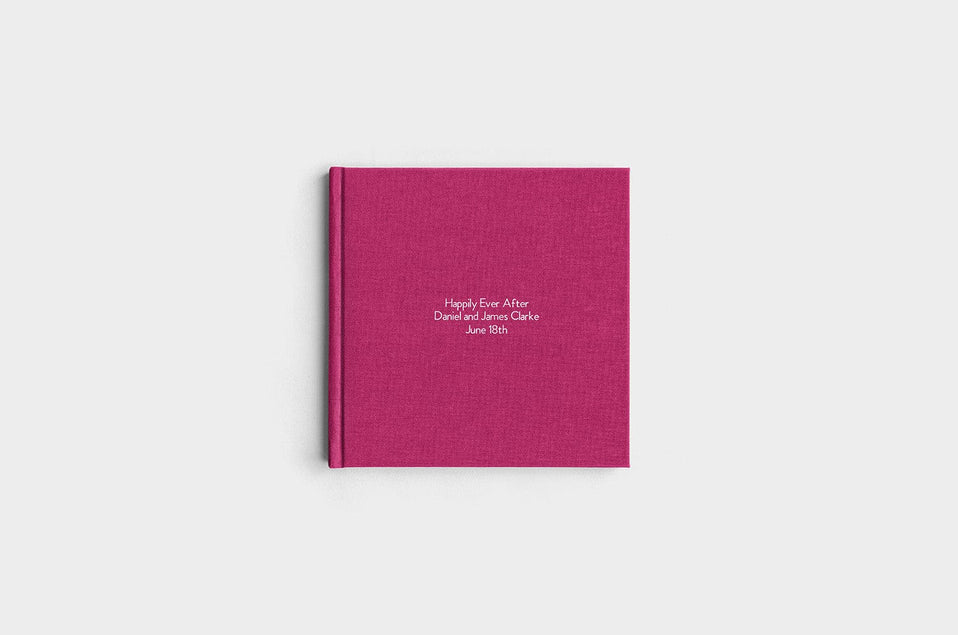 8x8 Square Mulberry Linen Photo Book
