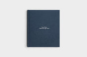 8.5x11 Portrait Navy Linen Photo Book
