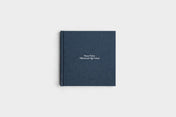 8x8 Square Navy Linen Photo Book