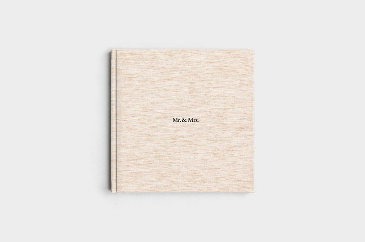 10x10 Square Oatmeal Linen Photo Book