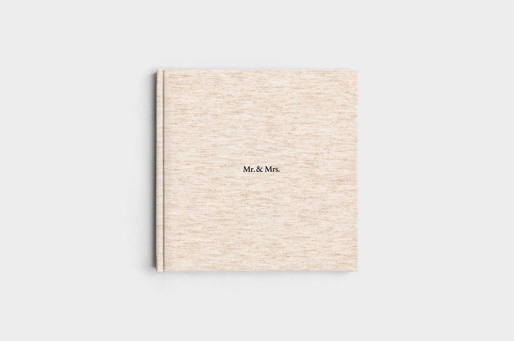 10x10 Square Oatmeal Linen Photo Book