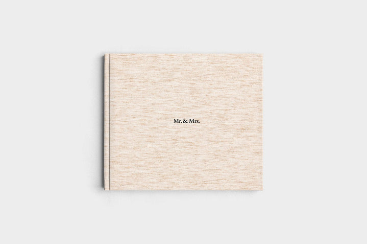 8.5x11 Landscape Oatmeal Linen Photo Book