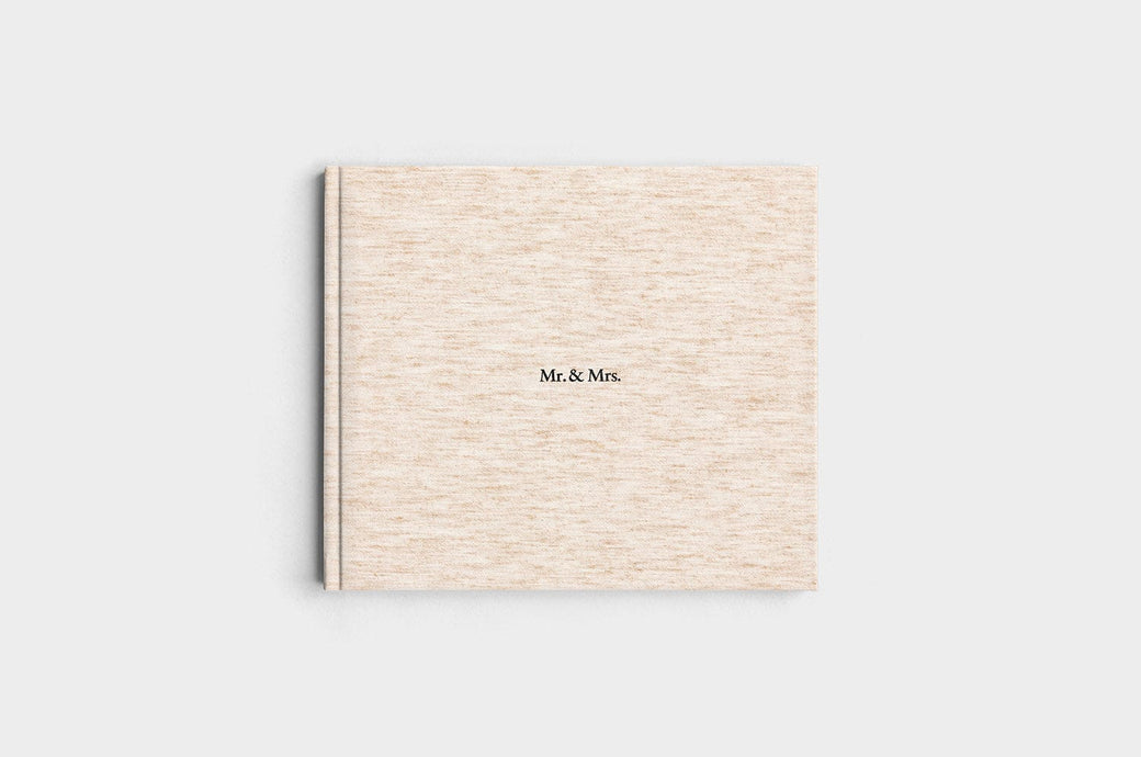 8.5x11 Landscape Oatmeal Linen Photo Book