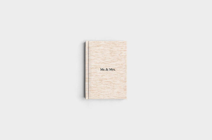 5x7 Portrait Oatmeal Linen Photo Book