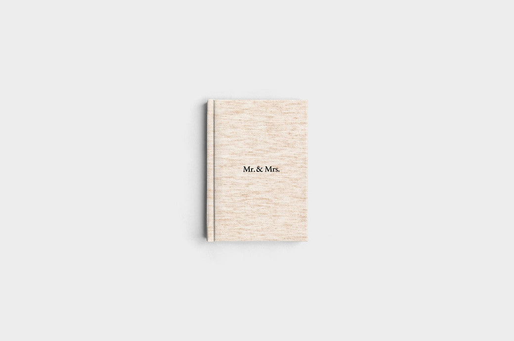5x7 Portrait Oatmeal Linen Photo Book