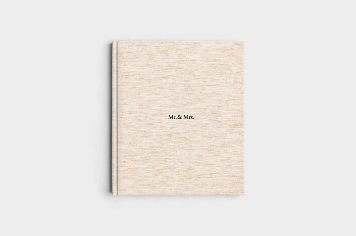 8.5x11 Portrait Oatmeal Linen Photo Book