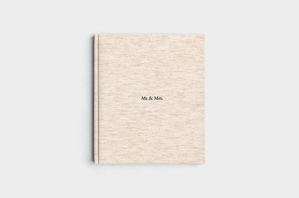 8.5x11 Portrait Oatmeal Linen Photo Book