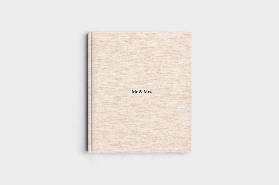 8.5x11 Portrait Oatmeal Linen Photo Book