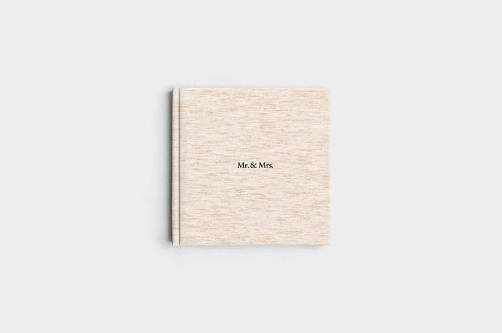 8x8 Square Oatmeal Linen Photo Book