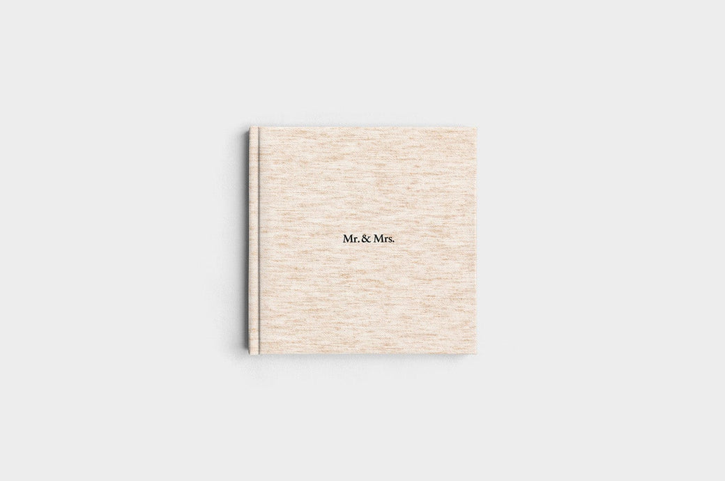 8x8 Square Oatmeal Linen Photo Book