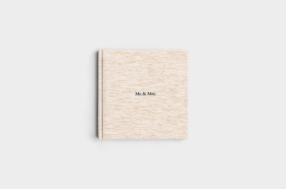8x8 Square Oatmeal Linen Photo Book