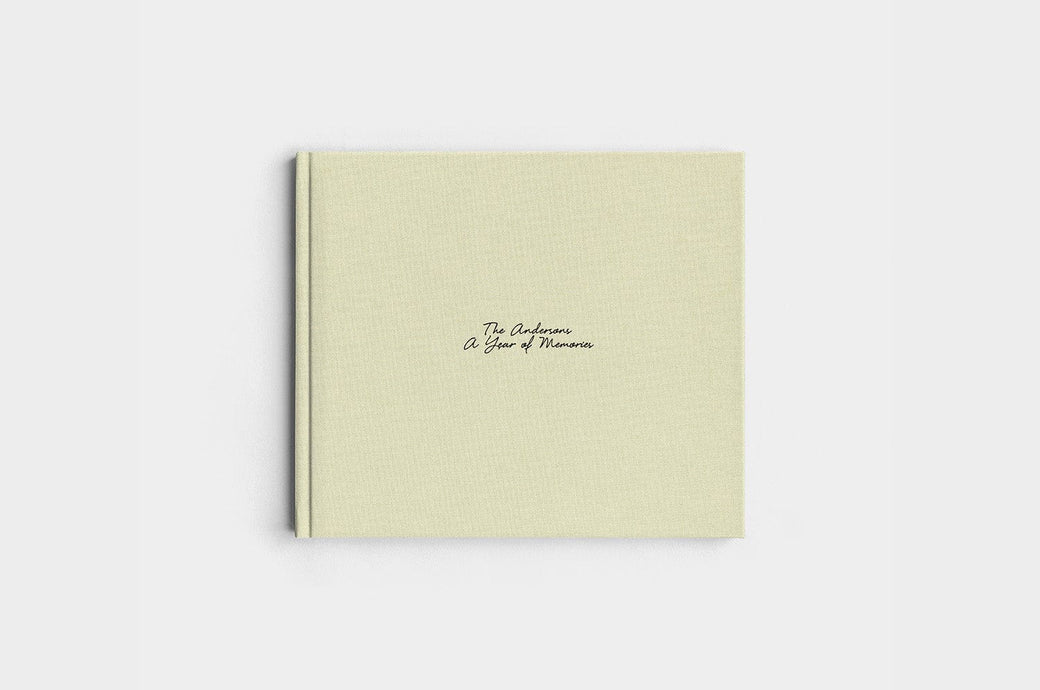 8.5x11 Landscape Pistachio Linen Photo Book