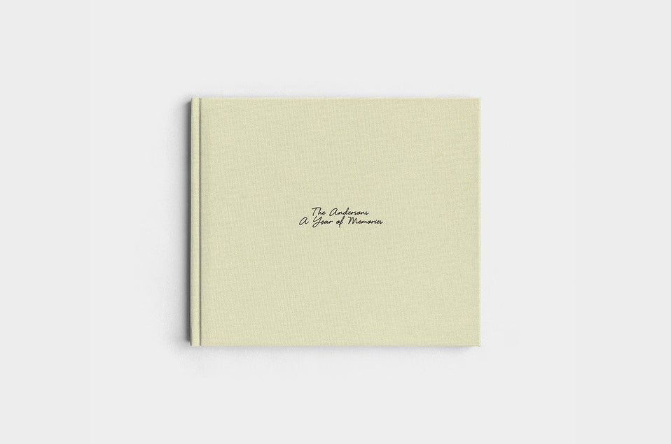 8.5x11 Landscape Pistachio Linen Photo Book