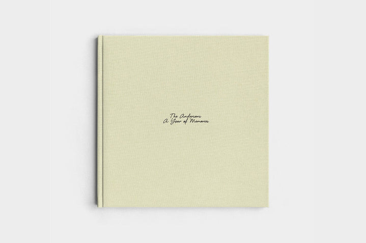 12x12 Square Pistachio Linen Photo Book