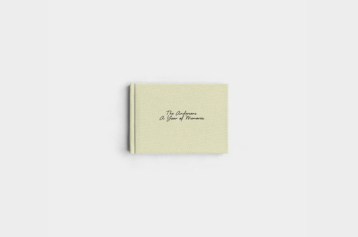 5x7 Landscape Pistachio Linen Photo Book