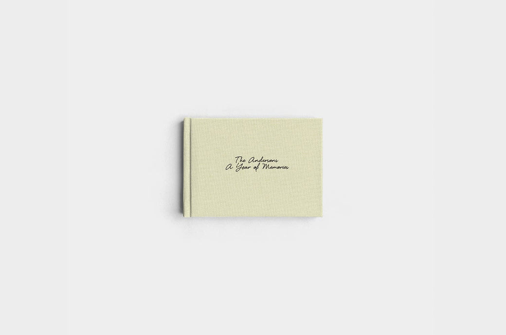 5x7 Landscape Pistachio Linen Photo Book
