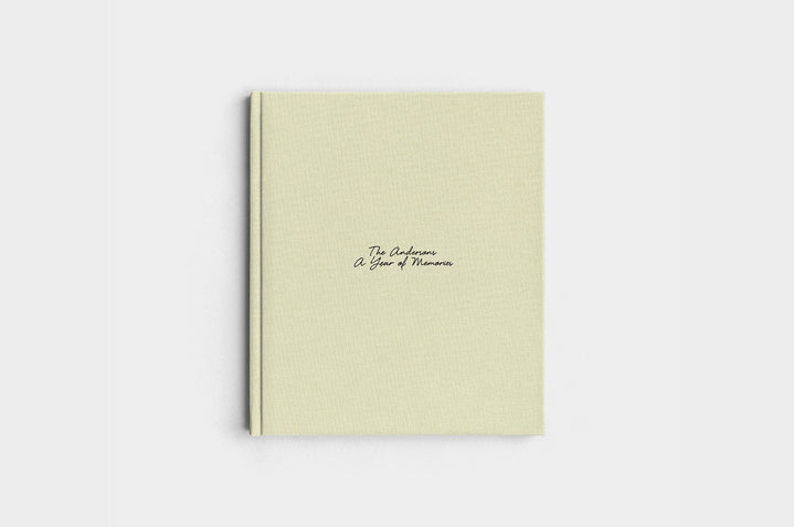 8.5x11 Portrait Pistachio Linen Photo Book