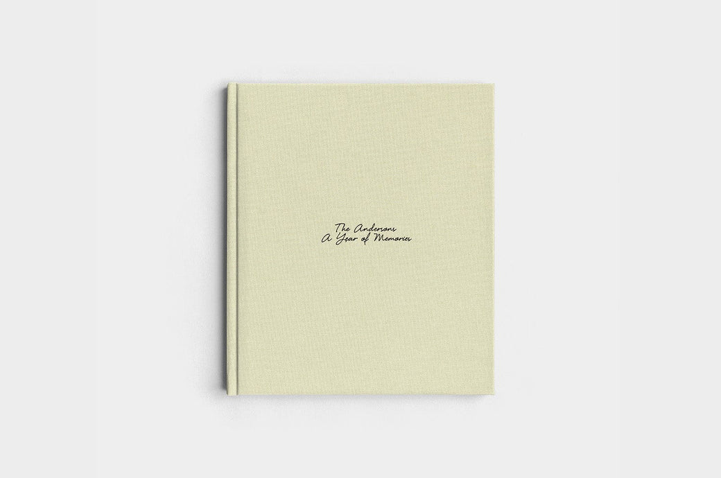 8.5x11 Portrait Pistachio Linen Photo Book
