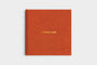 12x12 Square Rust Linen Photo Book