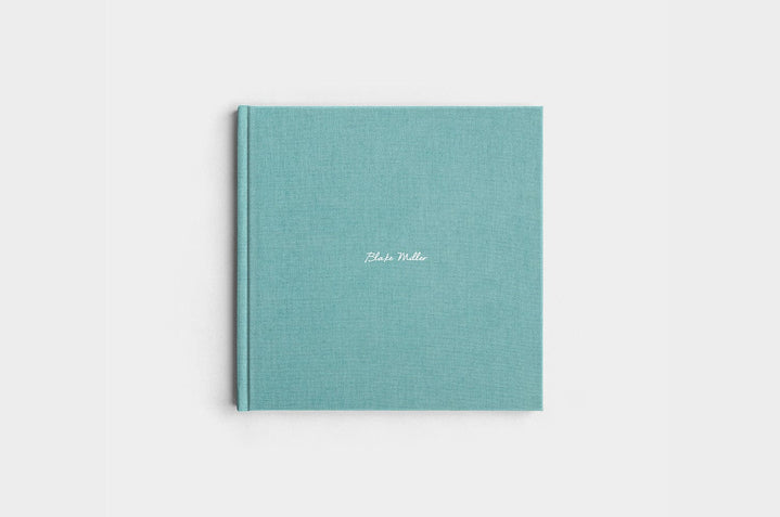 10x10 Square Sea Linen Photo Book