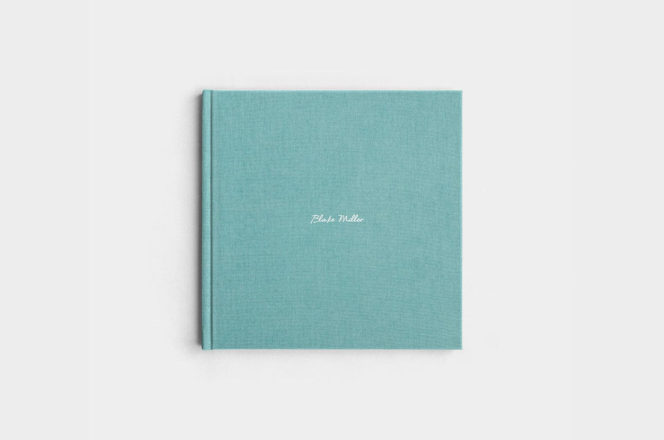 10x10 Square Sea Linen Photo Book