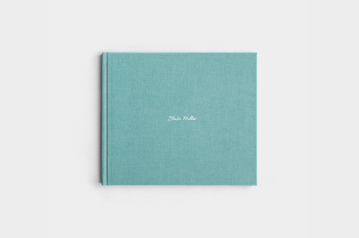 8.5x11 Landscape Sea Linen Photo Book